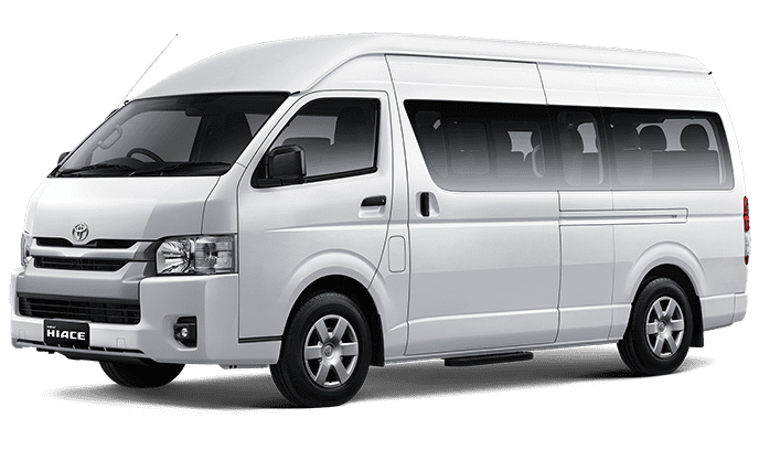 Armada Utama Toyota Hiace IndoTrans Cianjur
